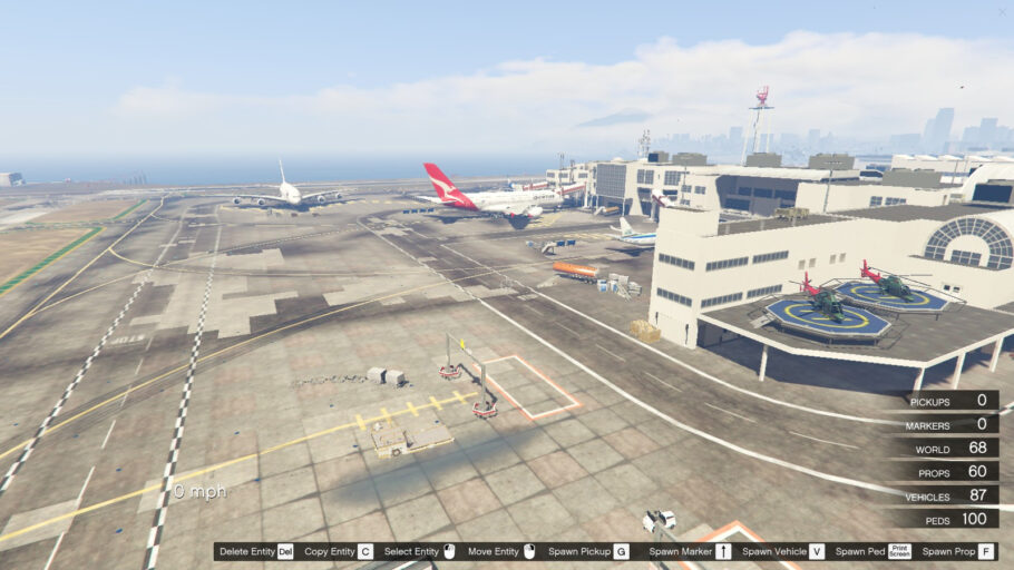 localização do aeroporto de Los Santos no GTA 5 