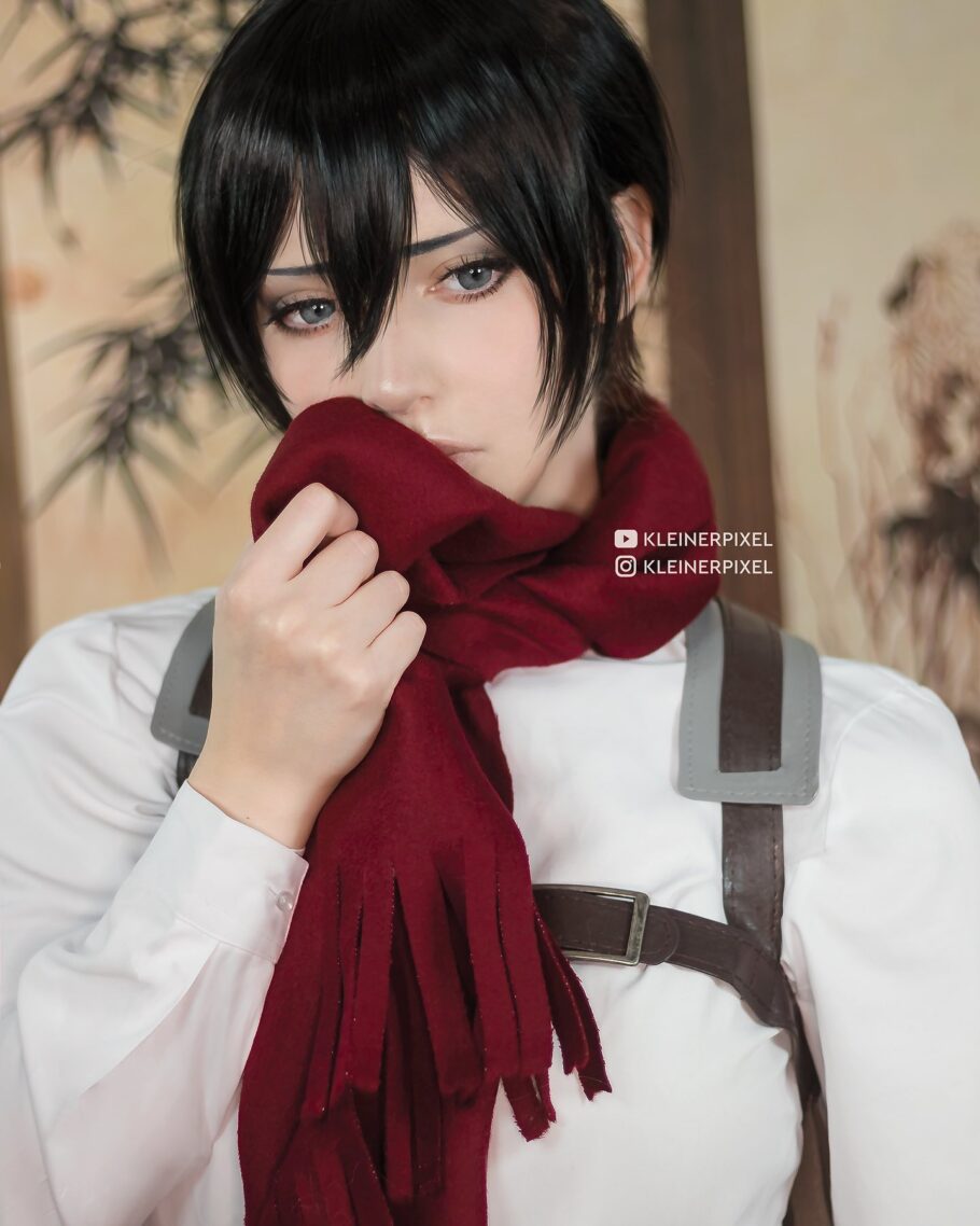 Confira este cosplay insano da Mikasa de Attack on Titan