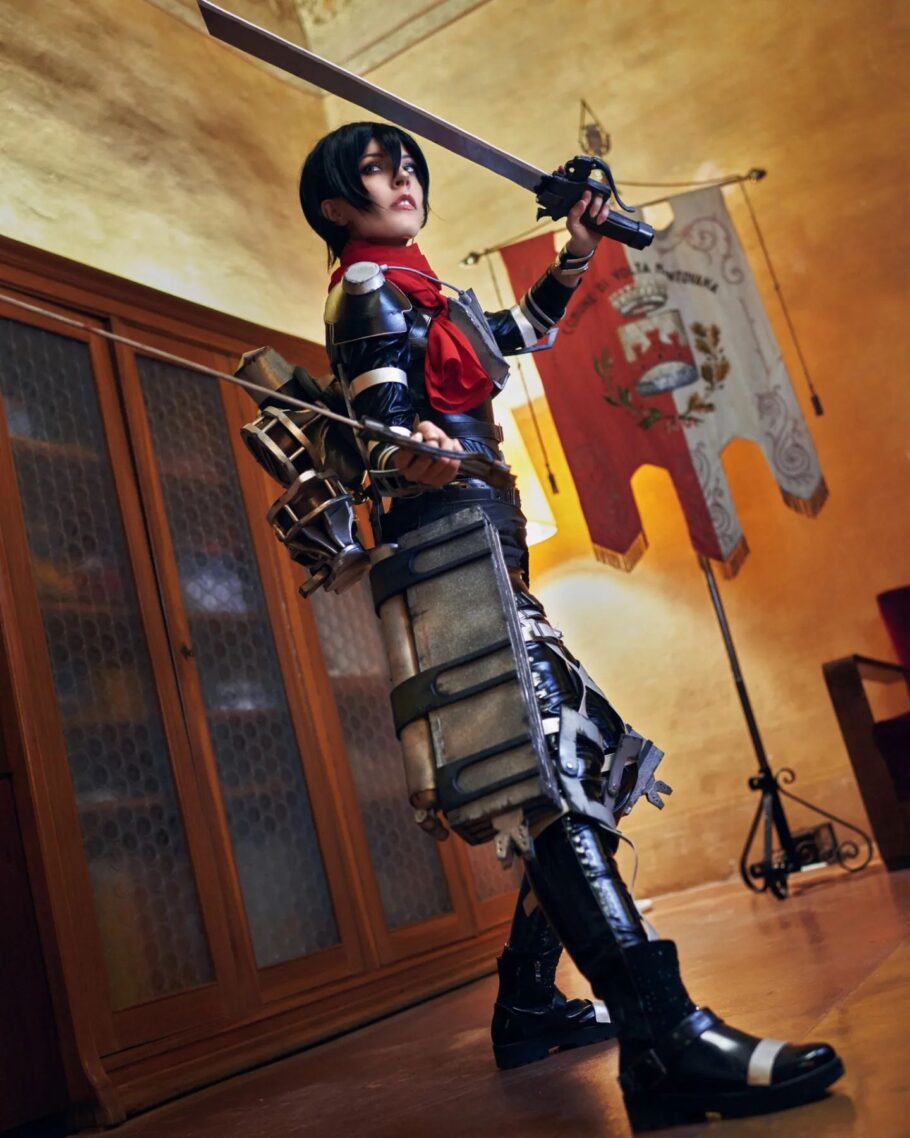 Mikasa de Attack on Titan recebeu um lindo cosplay