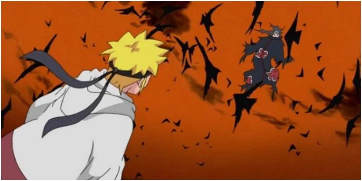 Como Itachi implantou o corvo em Naruto?