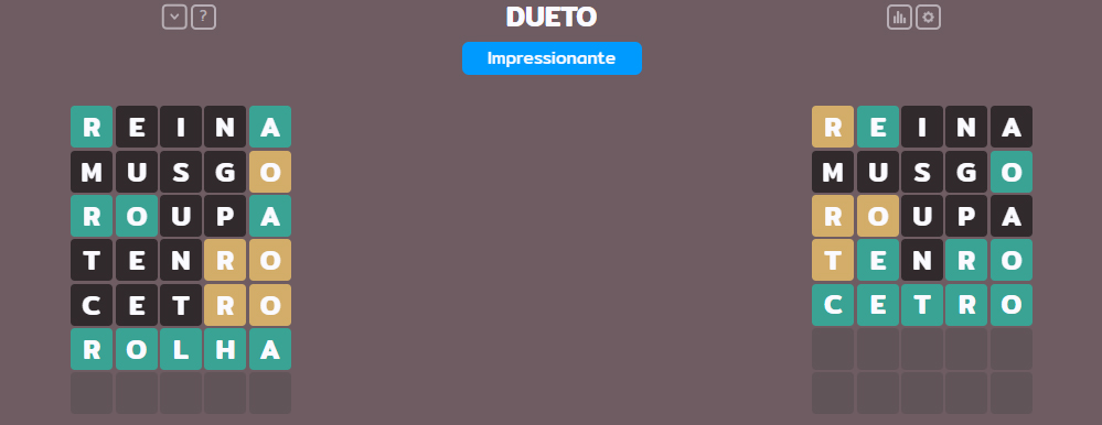 Termo Dueto - Resposta da palavra do dia - Critical Hits