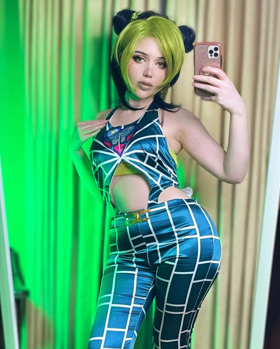 Confira este cosplay perfeito da Jolyne de Jojo Stone Ocean