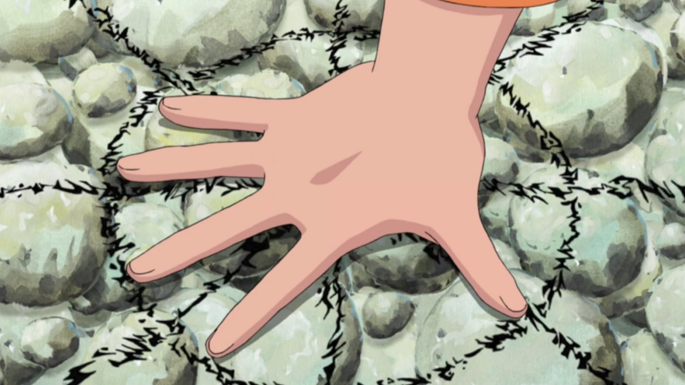 Como é realizado o contrato de invocação de um animal em Naruto