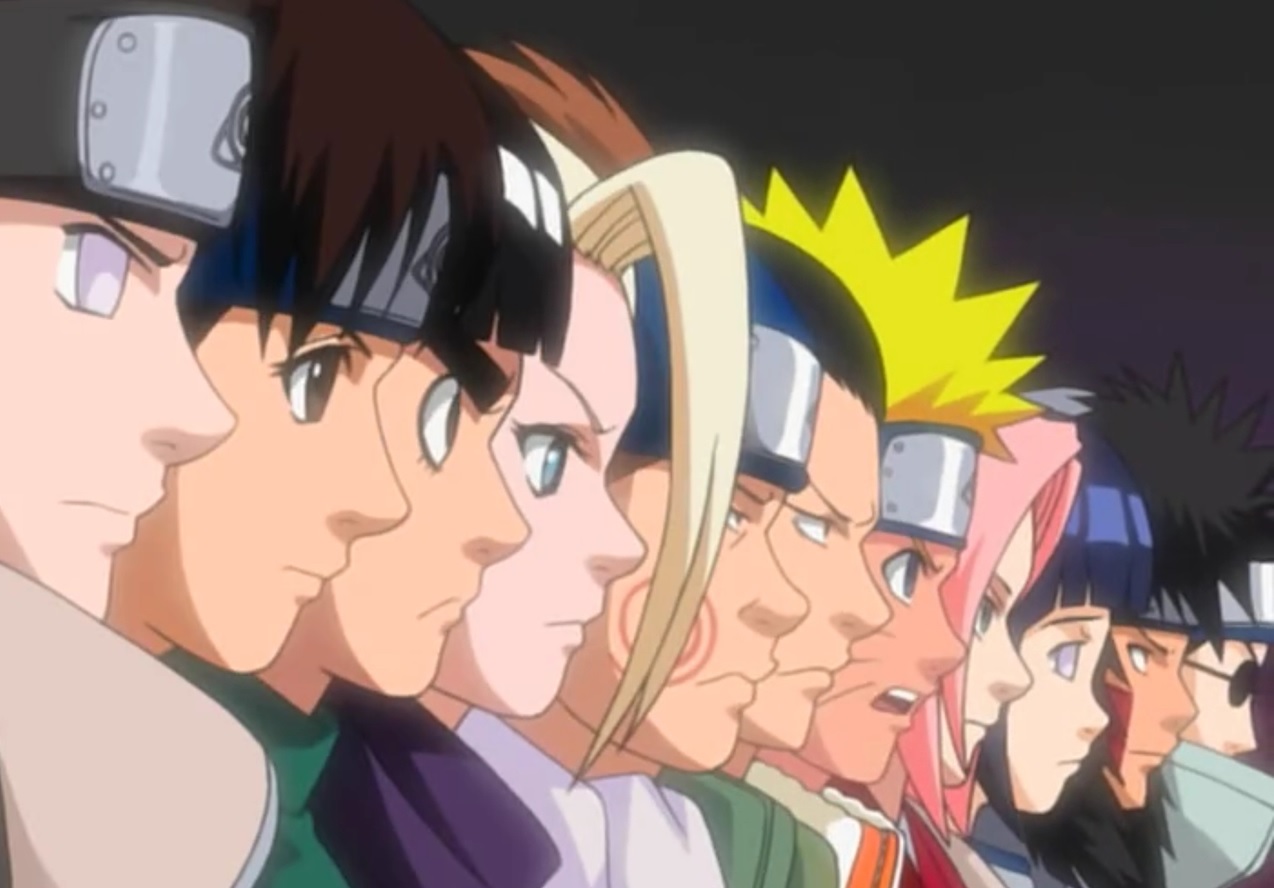 Qual ninja entre os 11 de Konoha realizou mais missões em Naruto?
