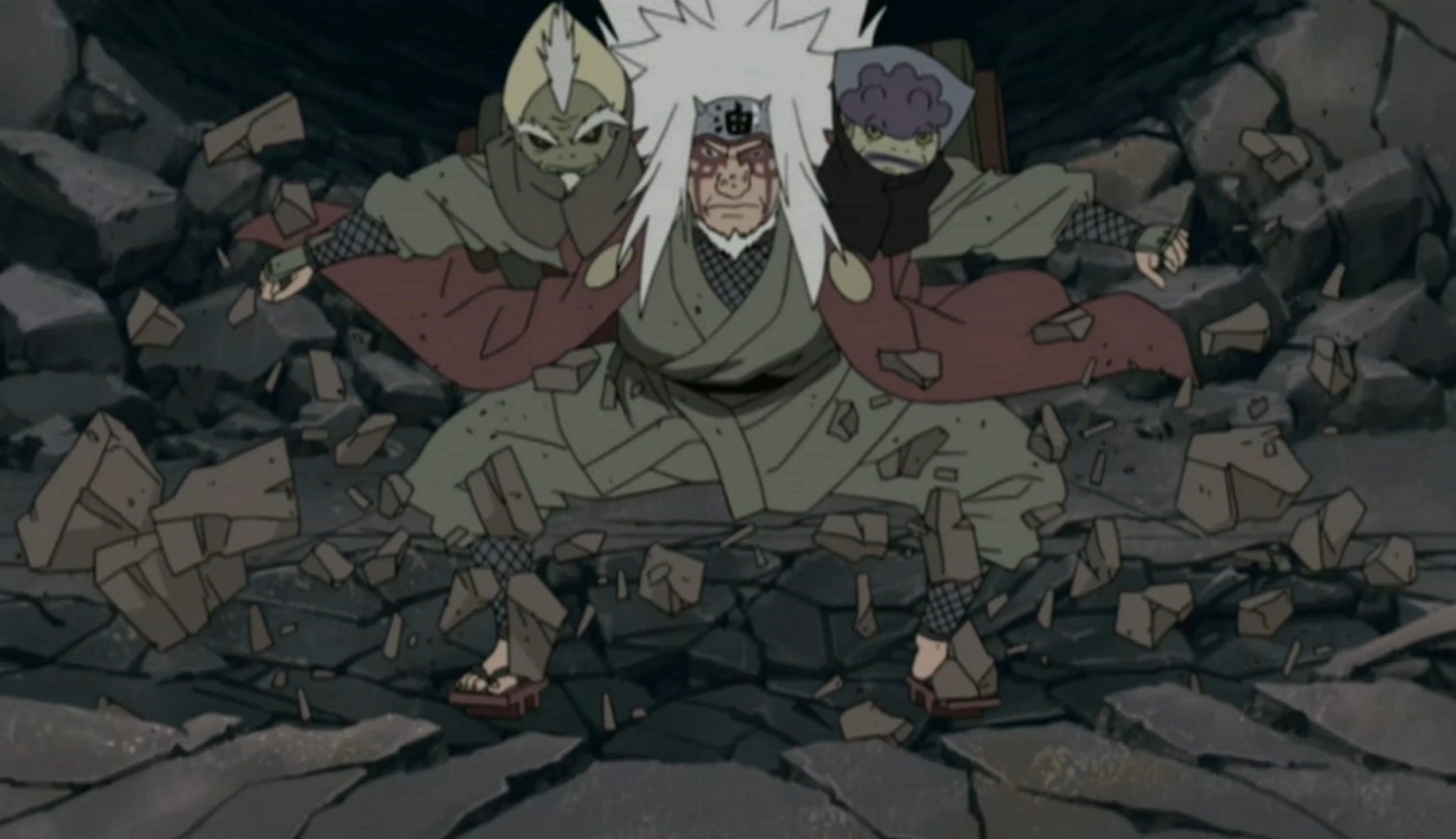 Isto é o que teria acontecido caso Jiraiya tivesse lutado contra Orochimaru no lugar de Hiruzen em Naruto