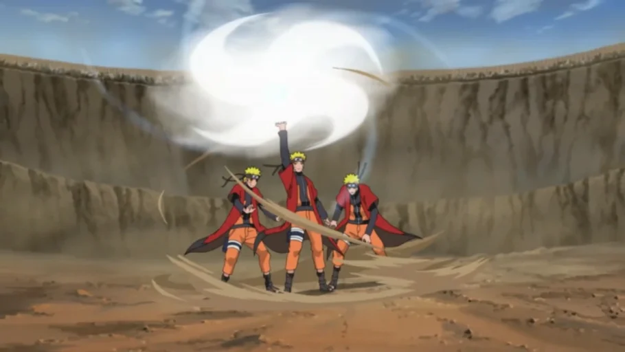 Veja quanto tempo Naruto levou para desenvolver o Rasenshuriken
