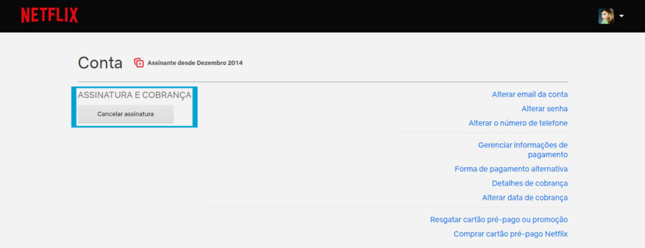 Cancelar Netflix - como cancelar a assinatura?