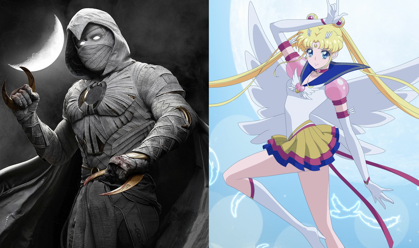 Artista fez um épico crossover entre Sailor Moon e Moon Knight