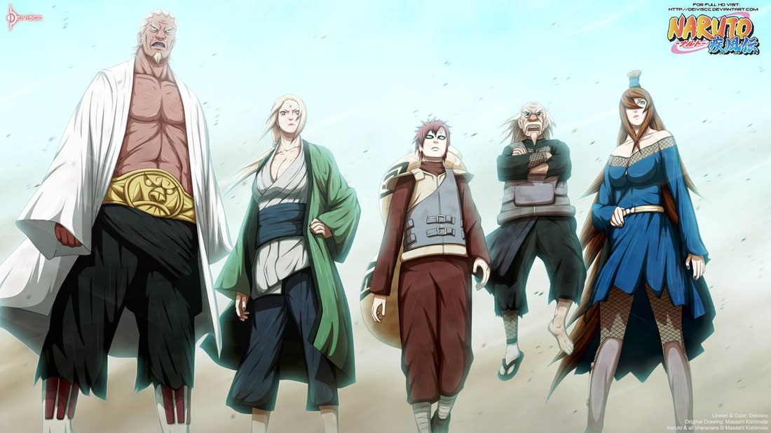 Naruto Shippuden, Os Hokages chegam na guerra! - LEGENDADO . . . #nar