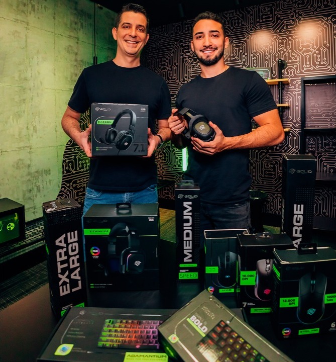 Nova linha de periféricos gamers Solid Gear chega ao Brasil