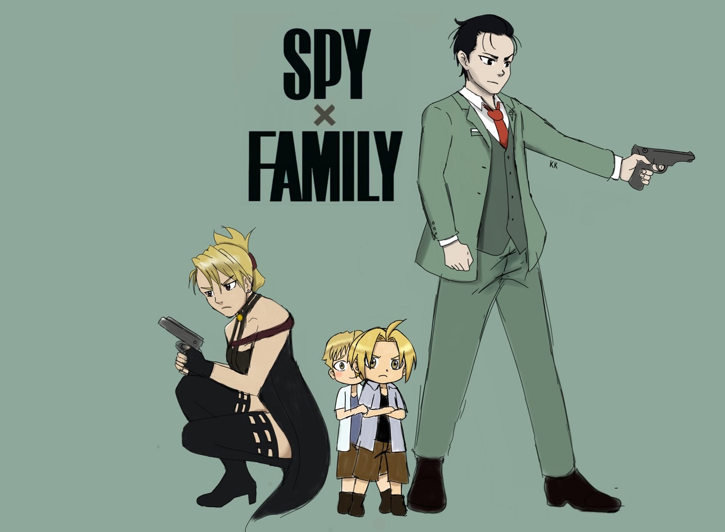 Artista imaginou como seria um crossover entre Spy x Family e Fullmetal Alchemist
