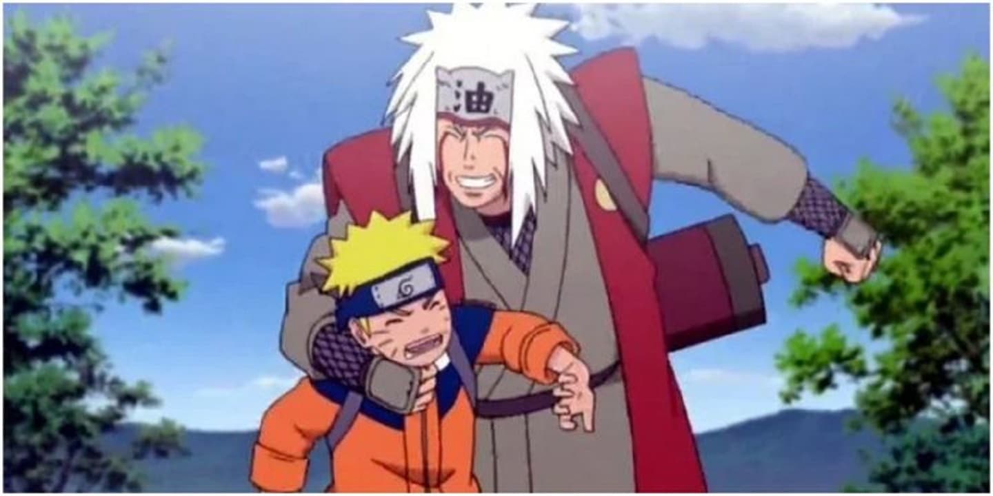 Tirinha Naruto Clássico: Naruto Uzumaki and Jiraiya