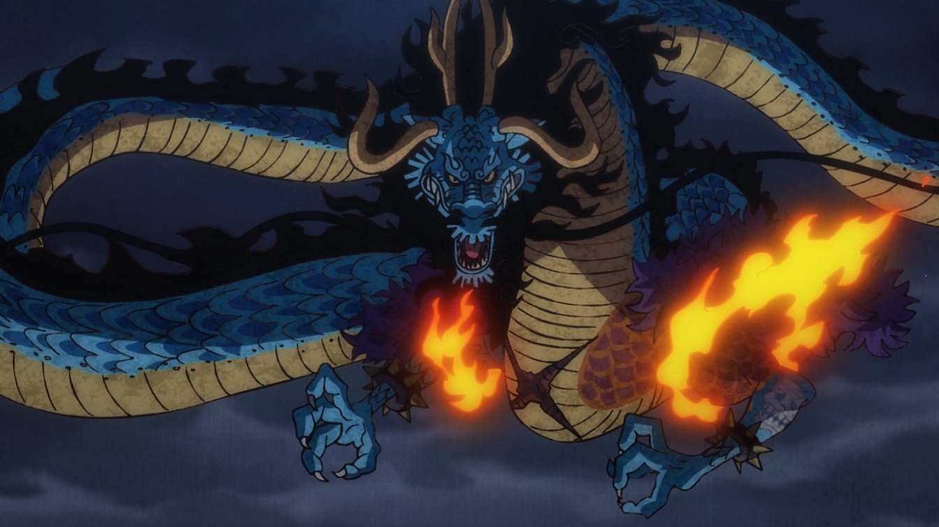 Entenda como Kaido consegue voar mesmo sendo um dragão sem asas em One Piece