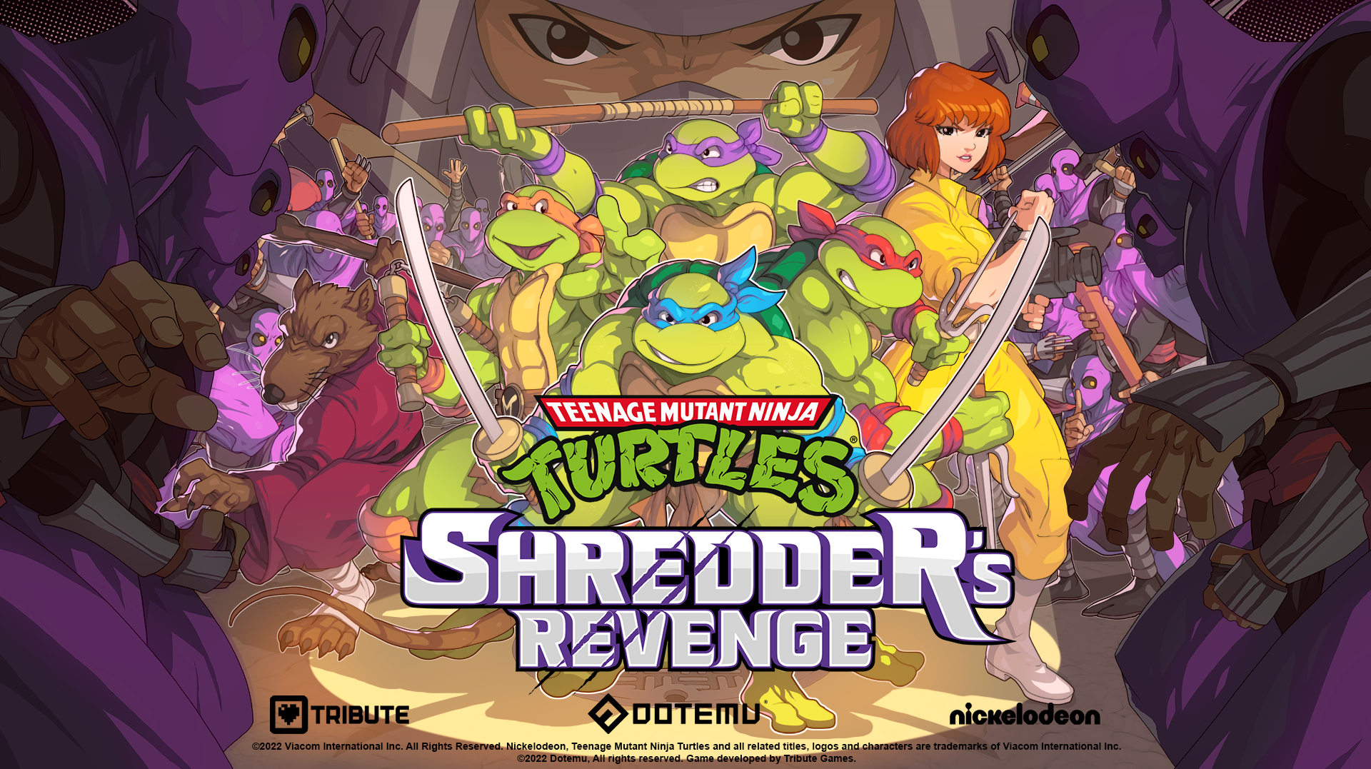 Tartarugas Ninja: Shredder’s Revenge terá uma prévia jogável no Festival Retro Games Brasil 2022