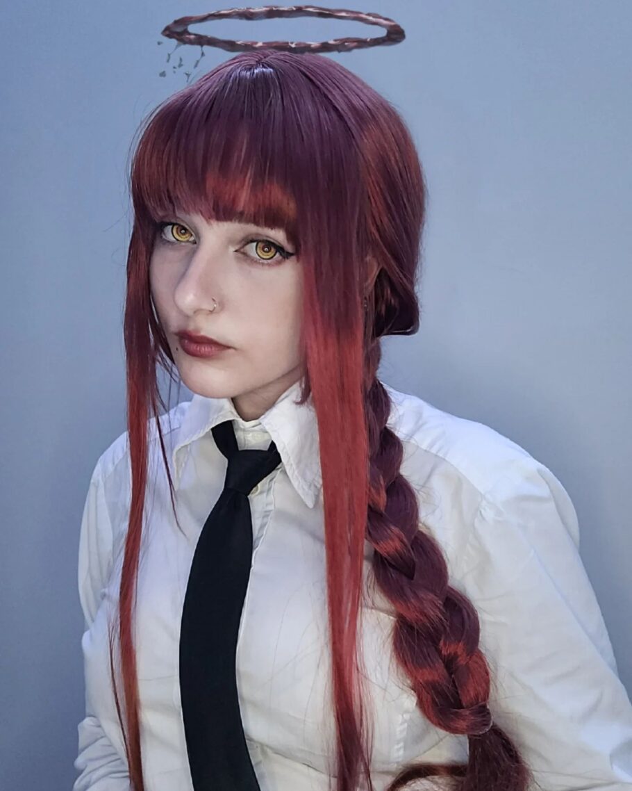 Brasileira fez um cosplay impecável da Makima de Chainsaw Man