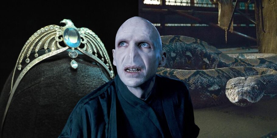 Confira o quiz sobre a forma como as Horcruxes de Voldemort foram destruídas nos filmes de Harry Potter abaixo