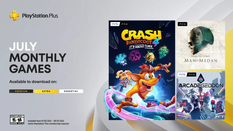 Confira os jogos da PlayStation Plus do mês de Julho