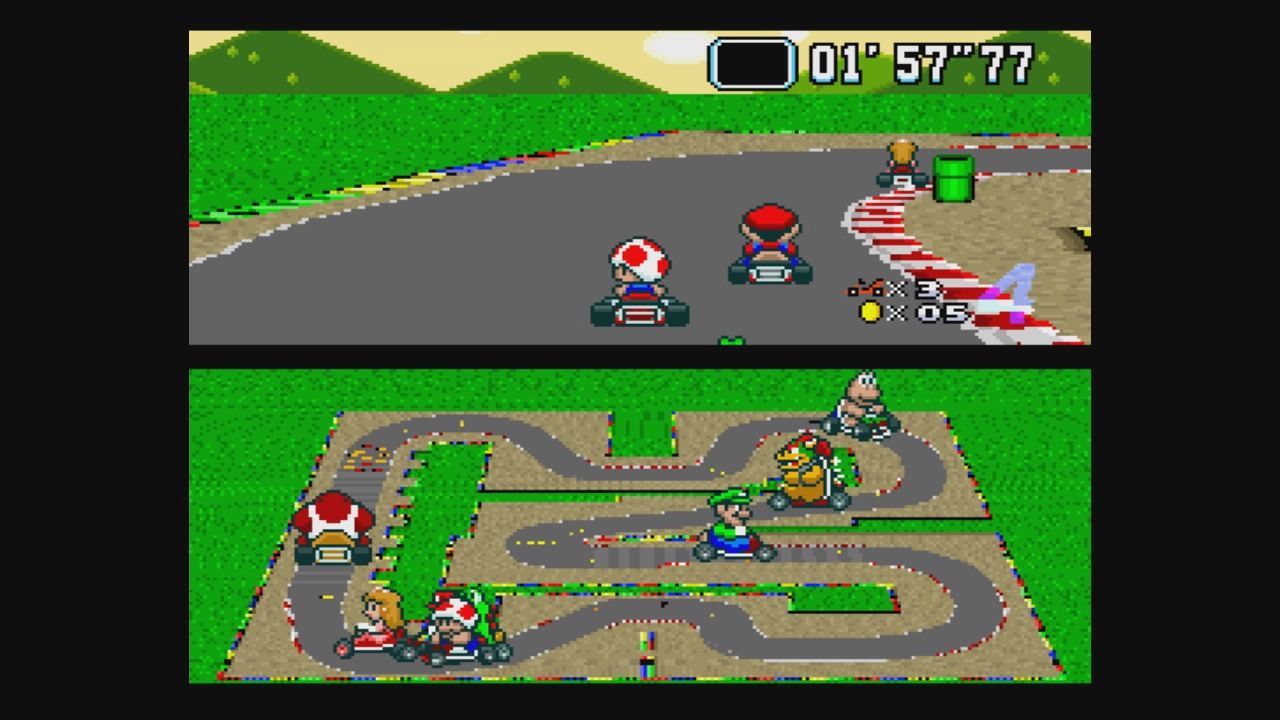 Super Mario Kart (SNES) e o início das loucas corridas entre os heróis da  Nintendo