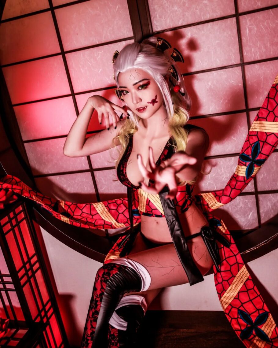 Daki de Demon Slayer recebeu um lindo cosplay