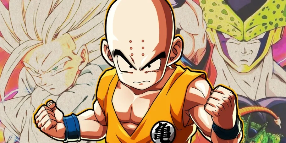 Dragon Ball: Artista cria Kuririn com cada nível Super Saiyajin