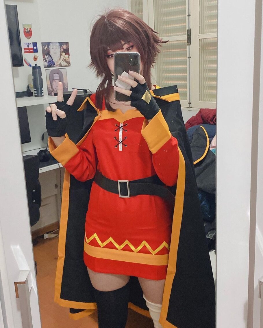 Brasileira fez um cosplay perfeito da Megumin de Konosuba