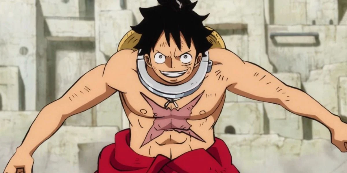 Em qual episódio Luffy ganha sua cicatriz no peito em One Piece