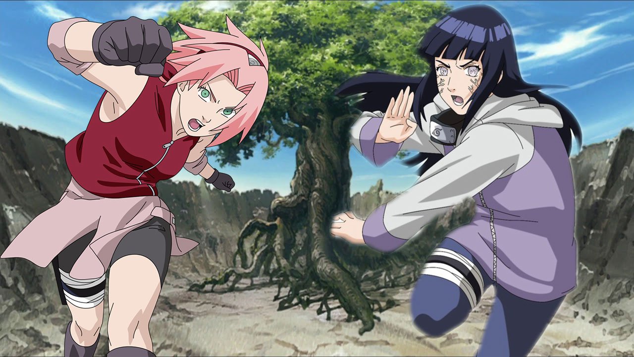 Dupla de cosplayers fãs de Naruto recriaram de forma perfeita Hinata e Sakura