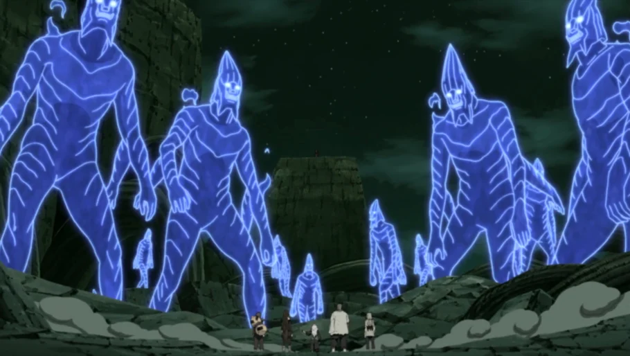 Entenda por que Madara utilizou os Clones de Madeira ao invés dos Clones das Sombras para enfrentar os Cinco Kage em Naruto