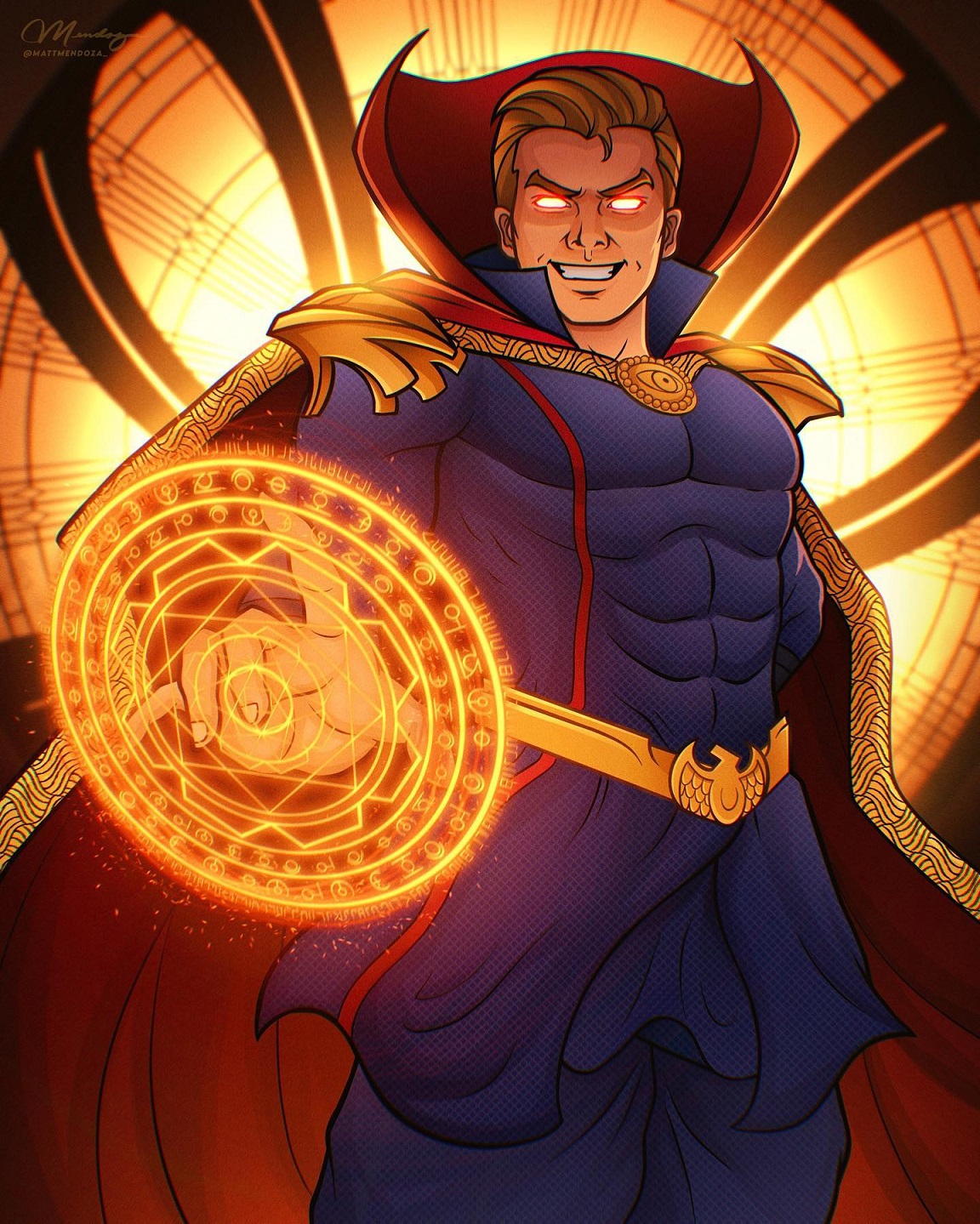 Artista imaginou o Capitão Pátria de The Boys como o Mago Supremo da Marvel