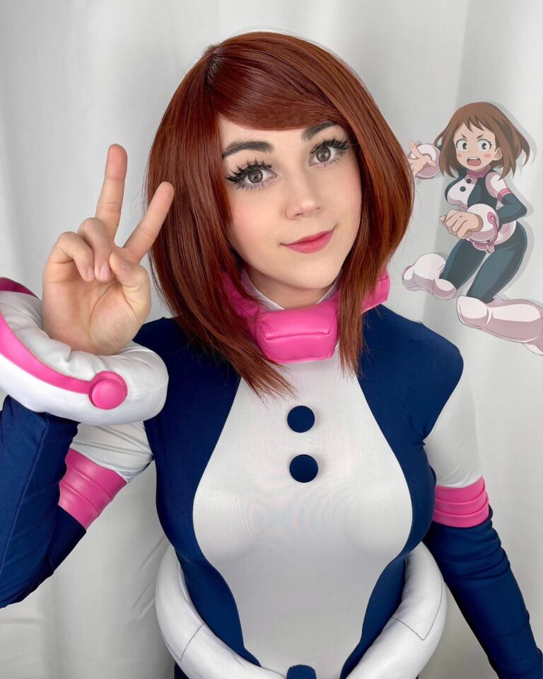 Fã De My Hero Academia Viraliza Com Um Lindo Cosplay Da Uraraka 