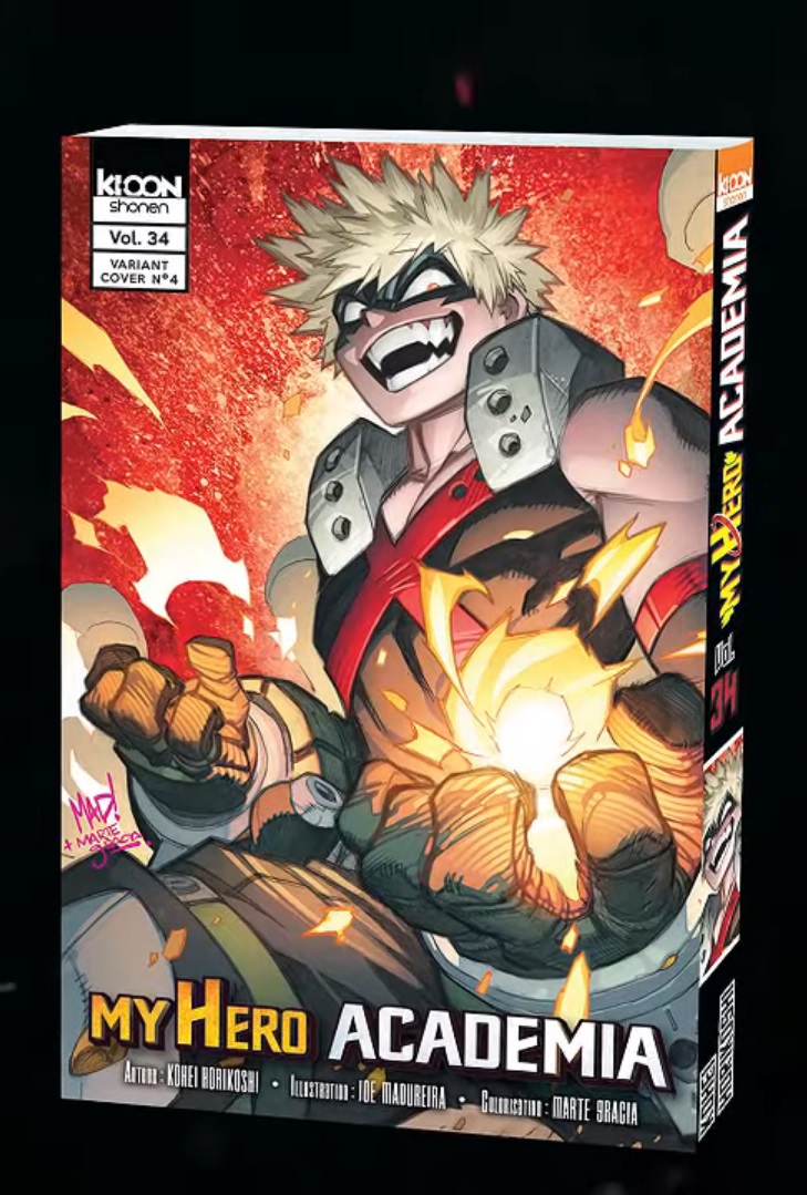 Artista da Marvel é responsável por capa variante do mangá de My Hero Academia