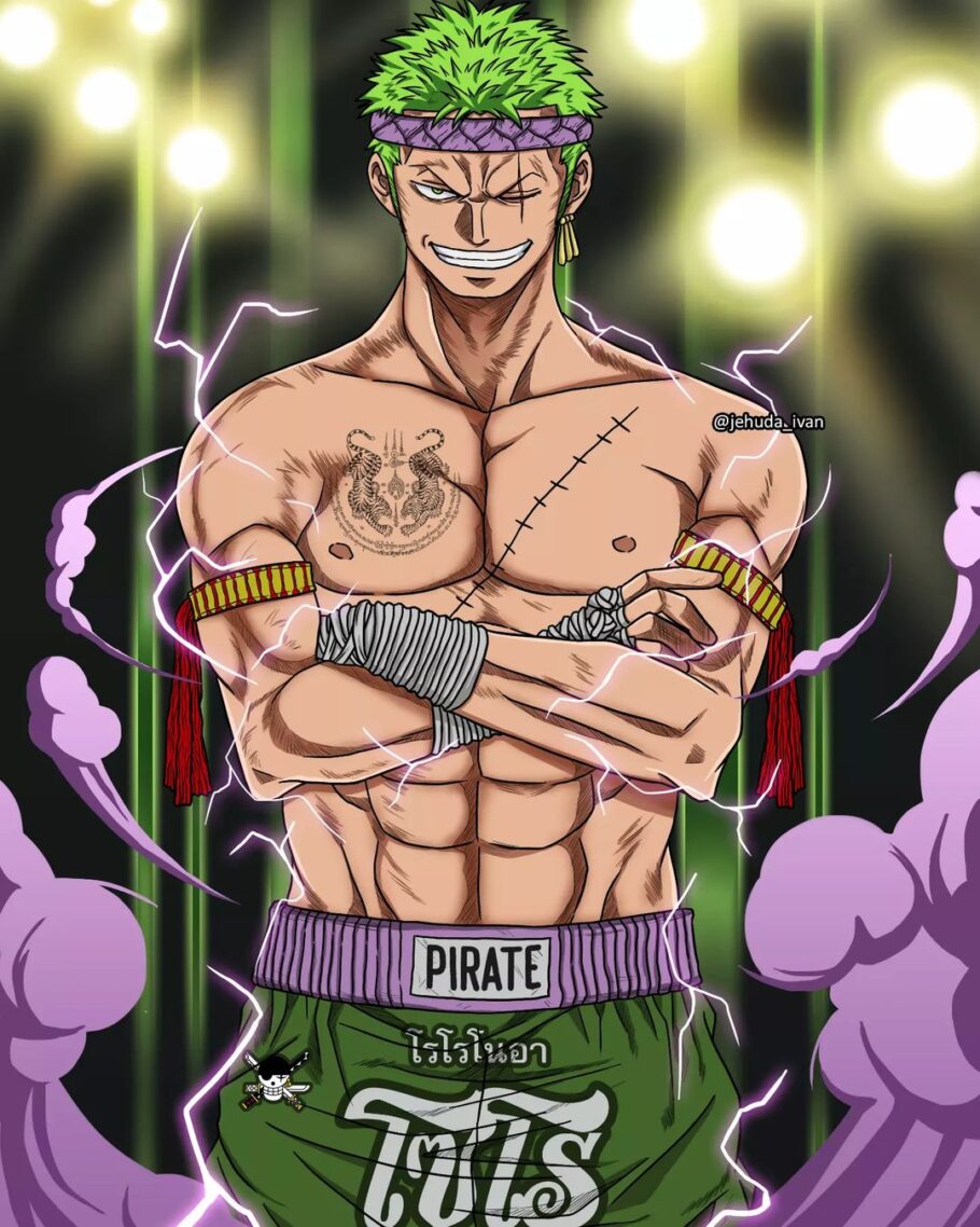 Fã de One Piece imaginou o Zoro como um lutador de UFC