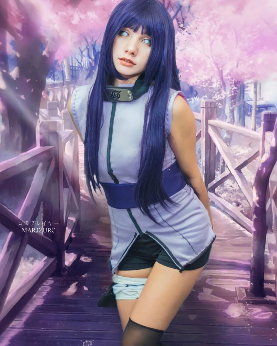 Fã de Naruto fez um cosplay impecável da Hinata