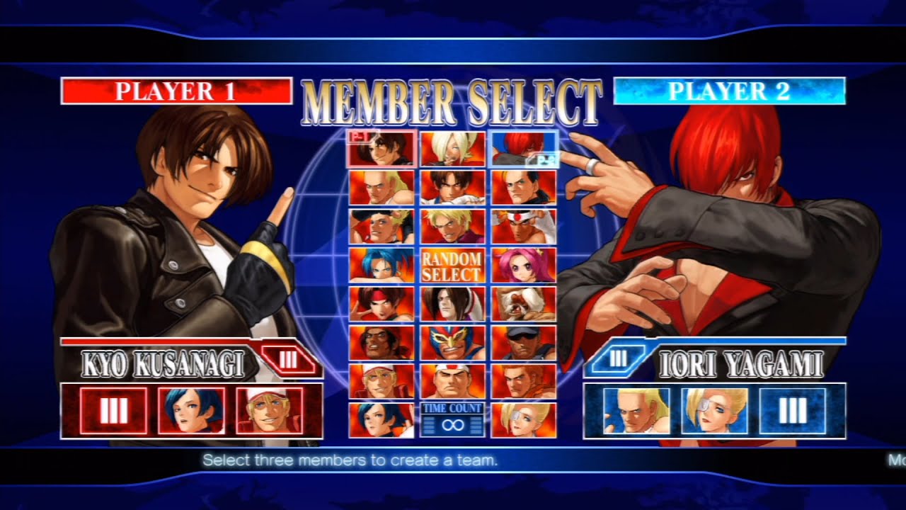 Iori Yagami - KOF XII select screen by asamiya-kof