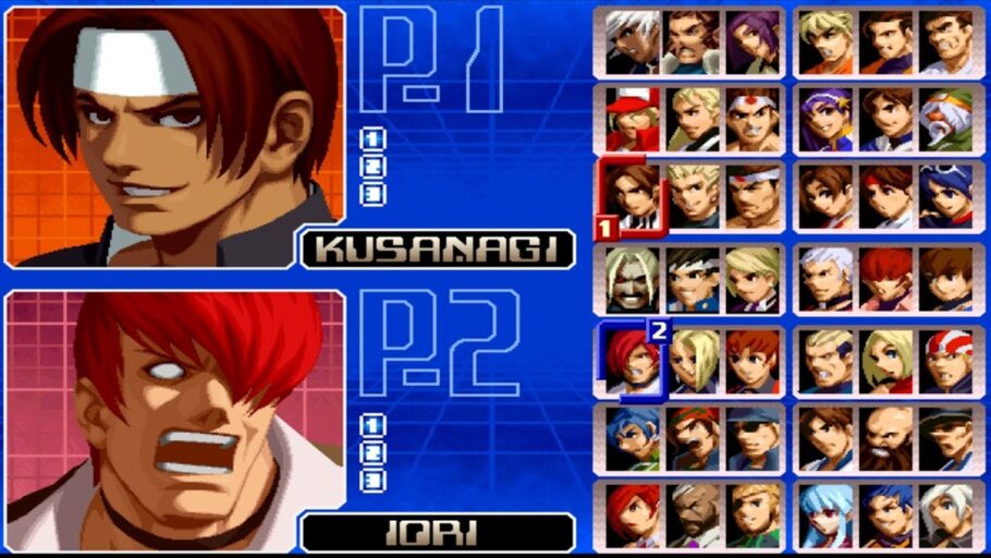 The King of Fighter 97 como escolher personagens secretos 