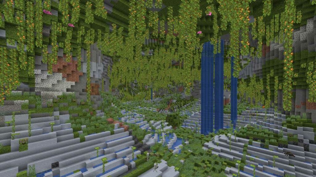 Casa Gigante no Bioma De Cerejeira no minecraft