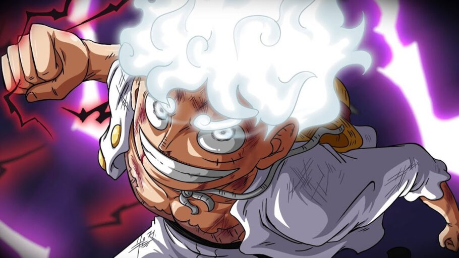 One Piece revela as cores oficiais do Gear 5 do Luffy