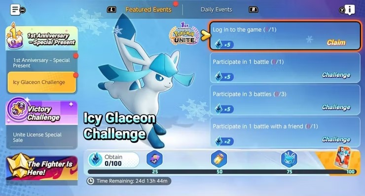 Pokémon Unite - Como desbloquear o Glaceon