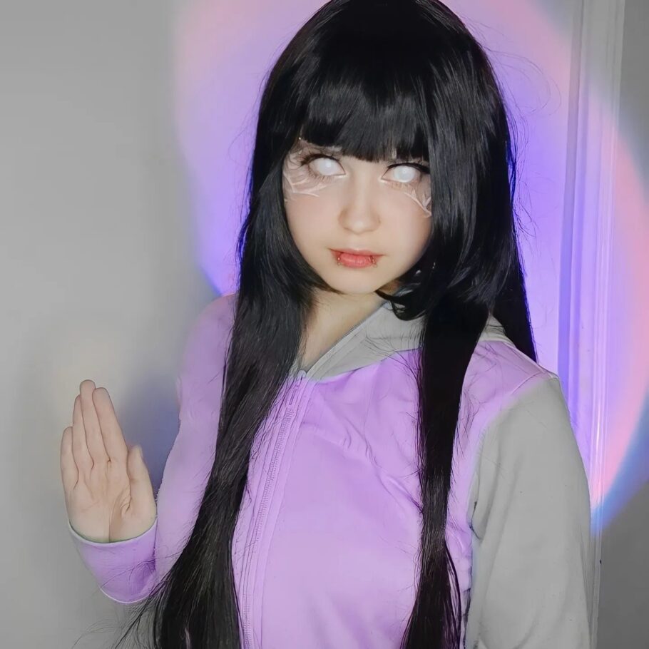 Hinata de Naruto recebeu um lindo cosplay feito por uma brasileira