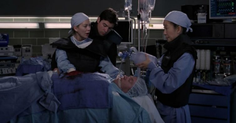 Qual o episódio da bomba em Grey's Anatomy?