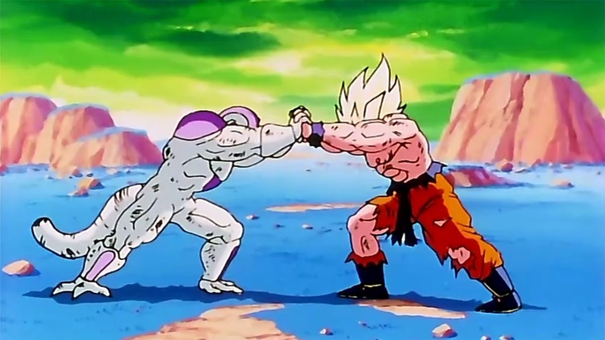 Dragon Ball Z - Em qual episódio Goku luta contra Freeza