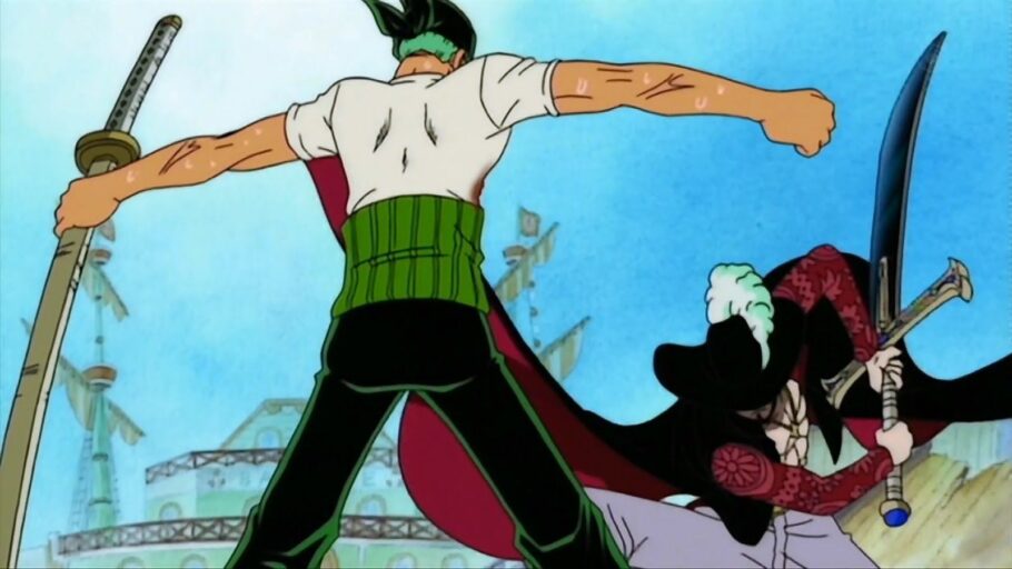 One Piece - Em qual episódio Zoro e Mihawk lutam