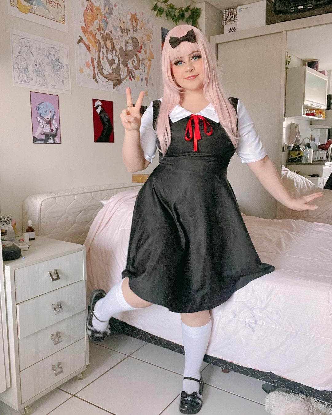 Fã brasileira de Kaguya-sama fez um lindo cosplay da Chika