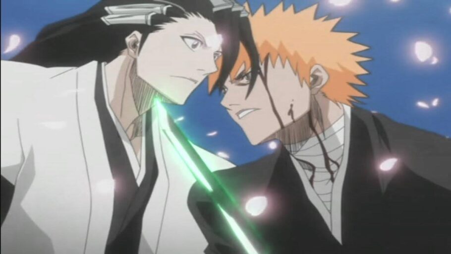 Em qual episódio de Bleach o Ichigo enfrenta o Byakuya