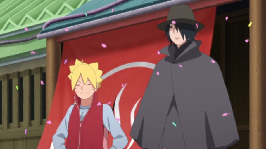 Em qual episódio de Boruto ele e Sasuke voltam no tempo?