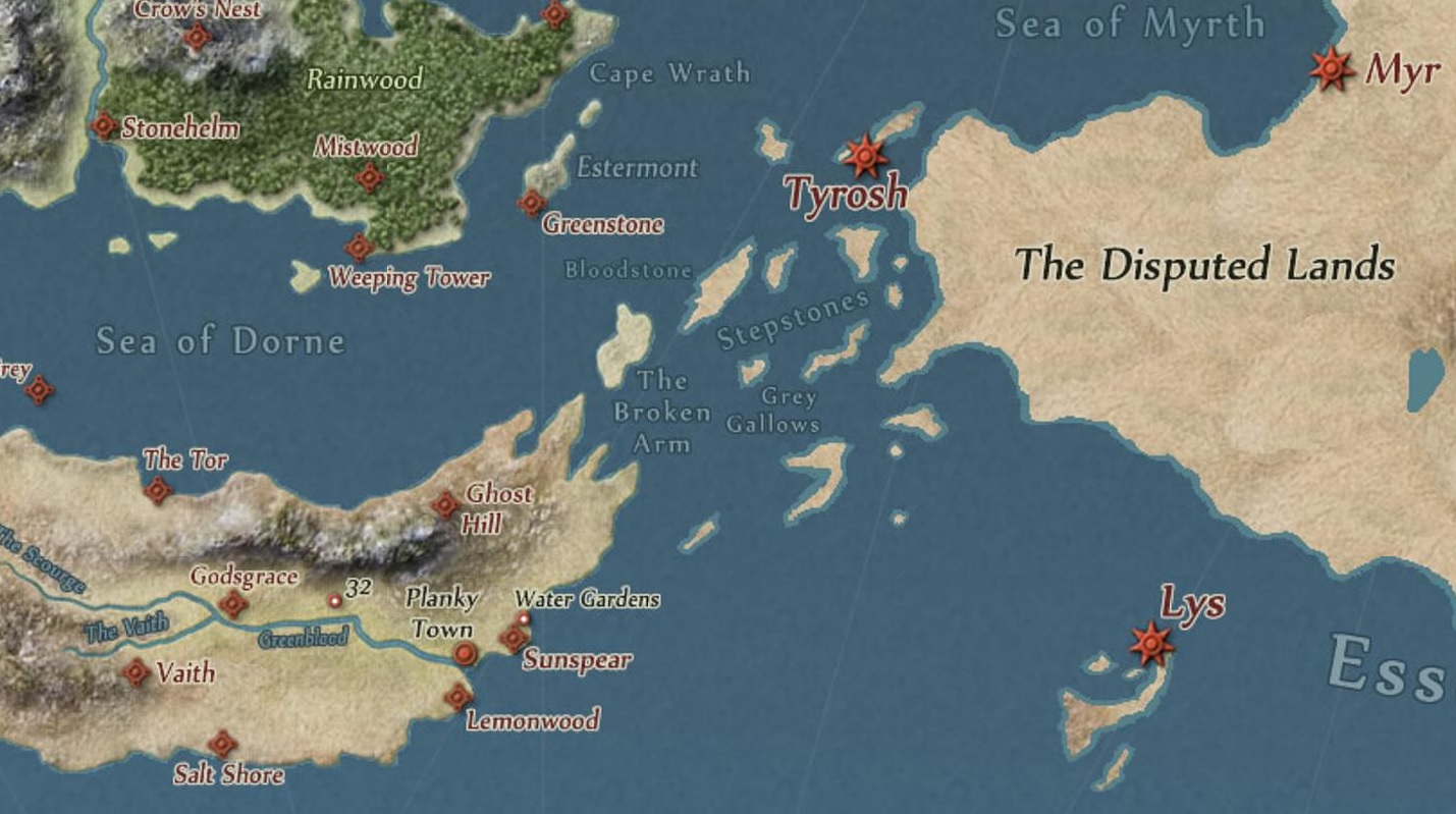 House of the Dragon - Por que a região dos Degraus (Stepstones) é tão importante na série?