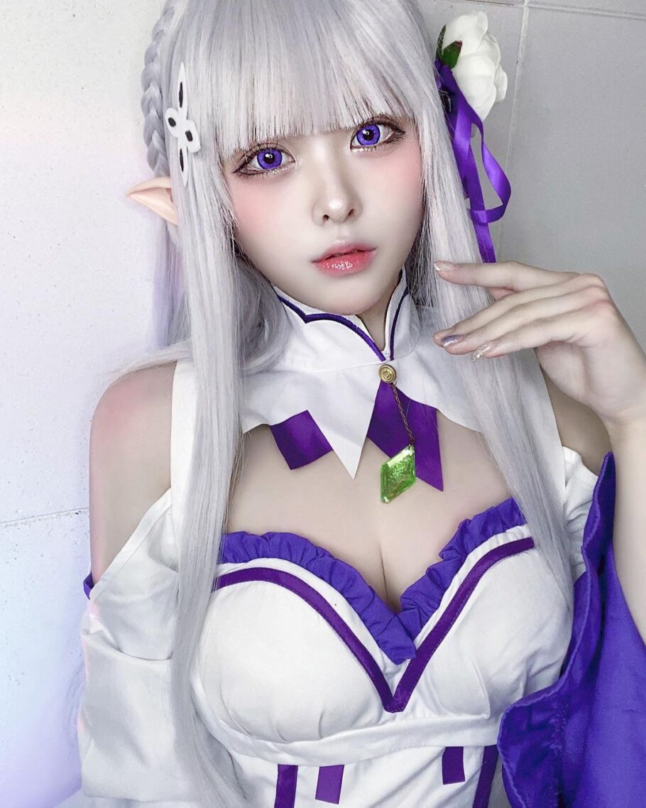 Fã de Re: Zero viraliza com um lindo cosplay da Emilia