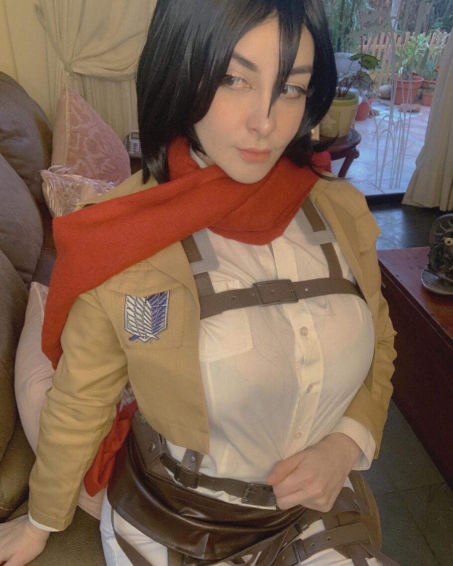 Confira este cosplay impecável da Mikasa de Attack on Titan