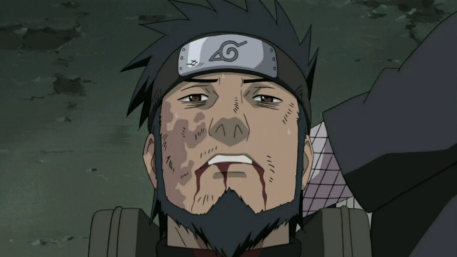 Em qual episódio de Naruto Shippuden o personagem Asuma morre