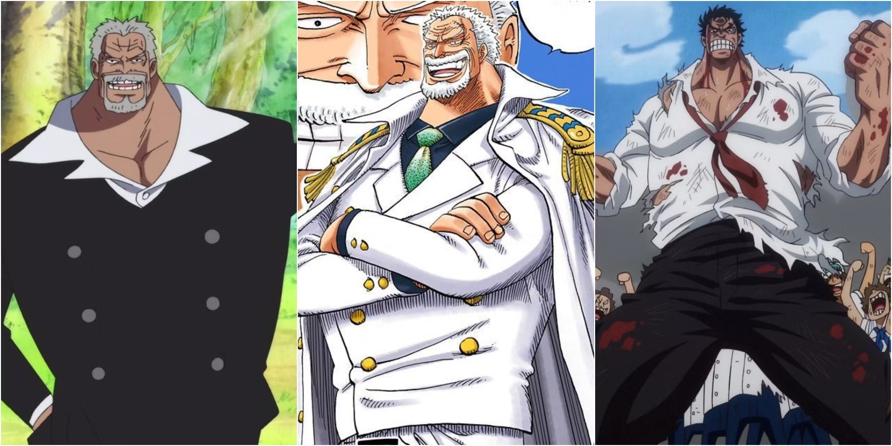 Quão forte é Monkey D. Garp em One Piece?